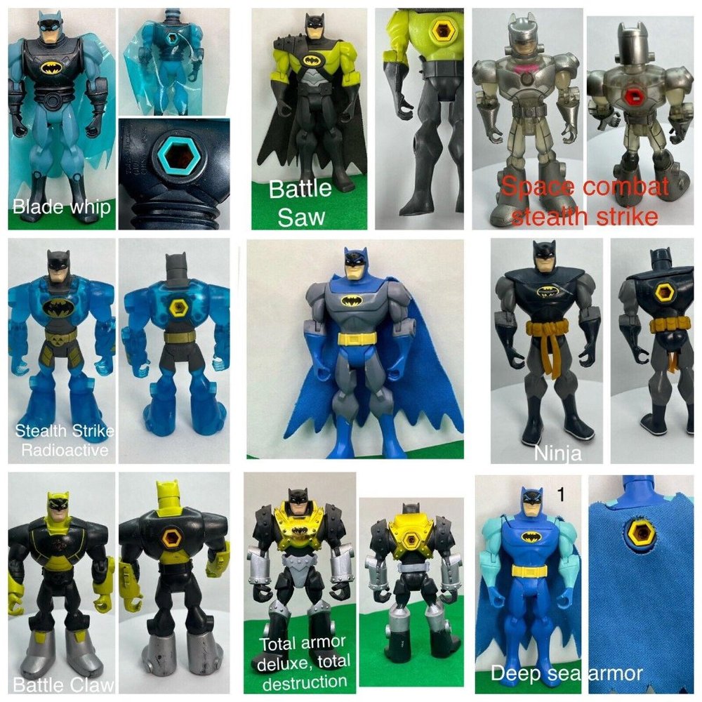DC Comics BATMAN Brave and the Bold 5" Action Figures (9) Total In The Lot